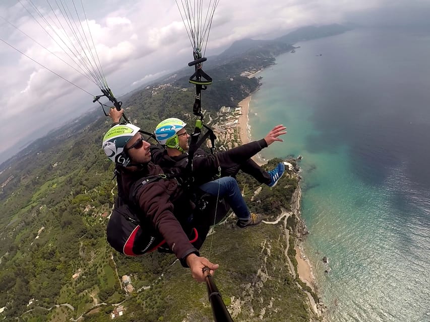 Corfu: Paragliding Tandem Flight Above Pelekas Town - What the pilot handles for you