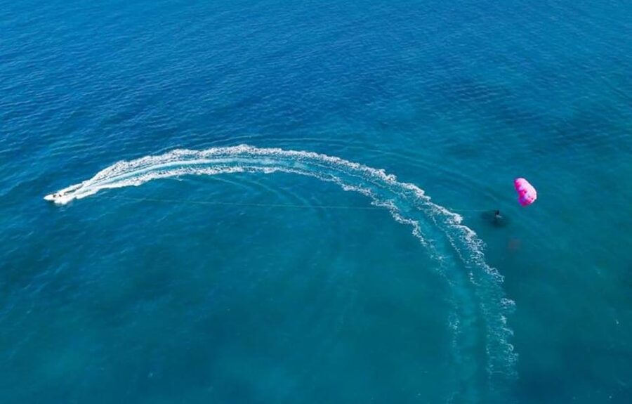 Corfu: Parasailing Experience for 2 in Sidari - From Sidari Watersports to the Launch Point