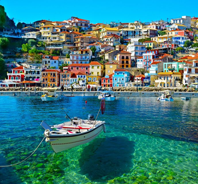 Corfu: Parga, Sivota and Blue Lagoon Full-Day Boat Cruise - Food, drinks, and the return-trip entertainment
