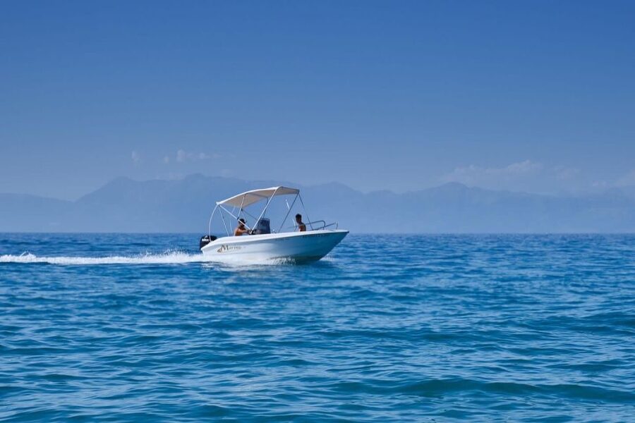 Corfu: Premium Boat Rental without Skipper - Mermaid Island and the chance of wildlife