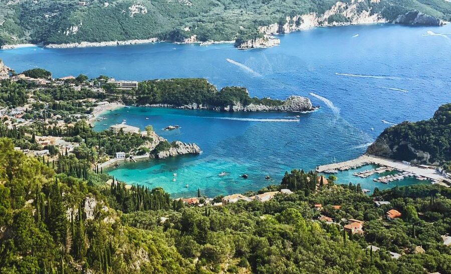 Corfu: Shore & Shared – Palaiokastritsa, Lakones, Kratsalo - Lakones and the Balcony of Gods