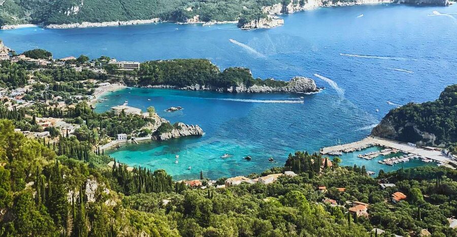 Corfu: Shore & Shared – Palaiokastritsa, Lakones, Kratsalo - The optional boat ride into the caves