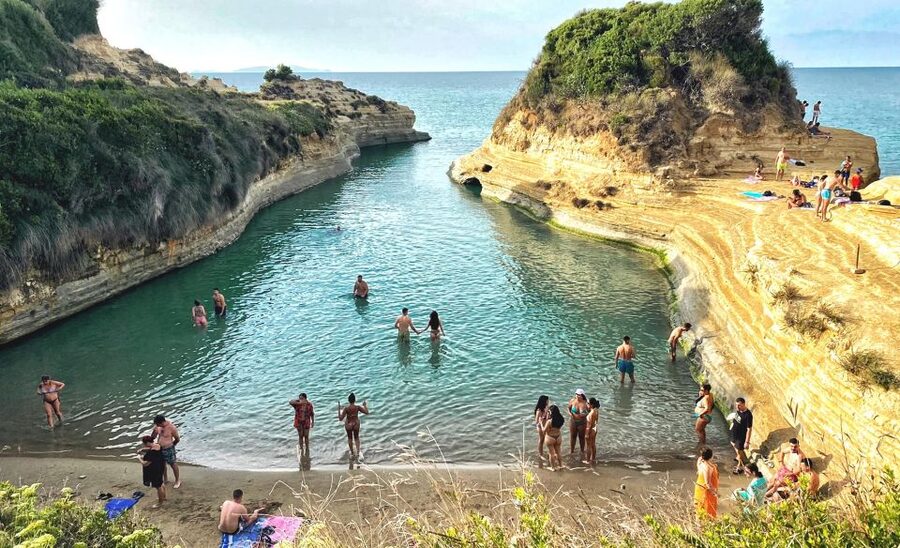Corfu: Shore & Shared Tour – Kassiopi & Canal d’Amour - Sidari and the sandstone channels of Canal d’Amour