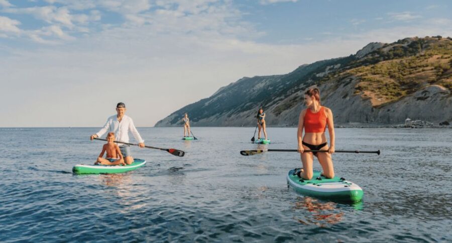 Corfu: Stand Up Paddle Board in Sidari - Paddling toward the caves of Canal d’Amour