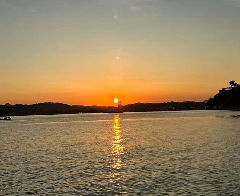 Corfu: Sunset Cruise on a Traditional Wooden Sailing Yacht - The route past Corfu’s old fortress and Garitsa Bay