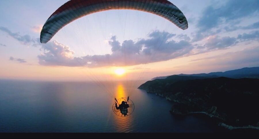 Corfu: Tandem Paratriking Flight over Corfu - What paratriking feels like above Corfu