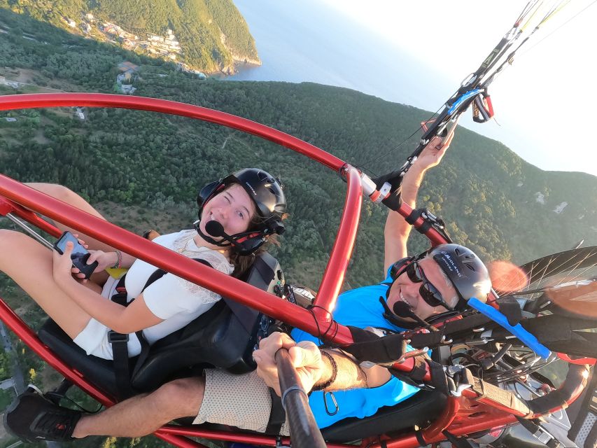 Corfu: Tandem Paratriking Flight over Corfu - The one-minute takeoff