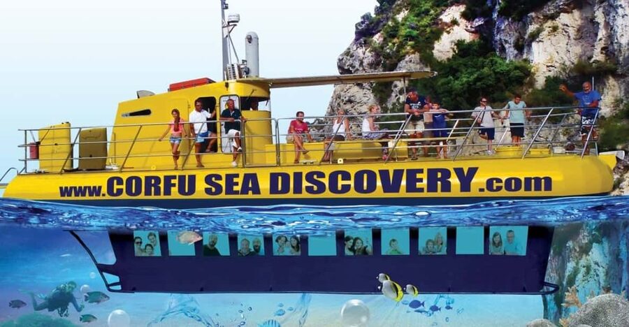 Corfu: Underwater Cruise in Paleokastritsa - From the aquarium ticket office to Alipa Port