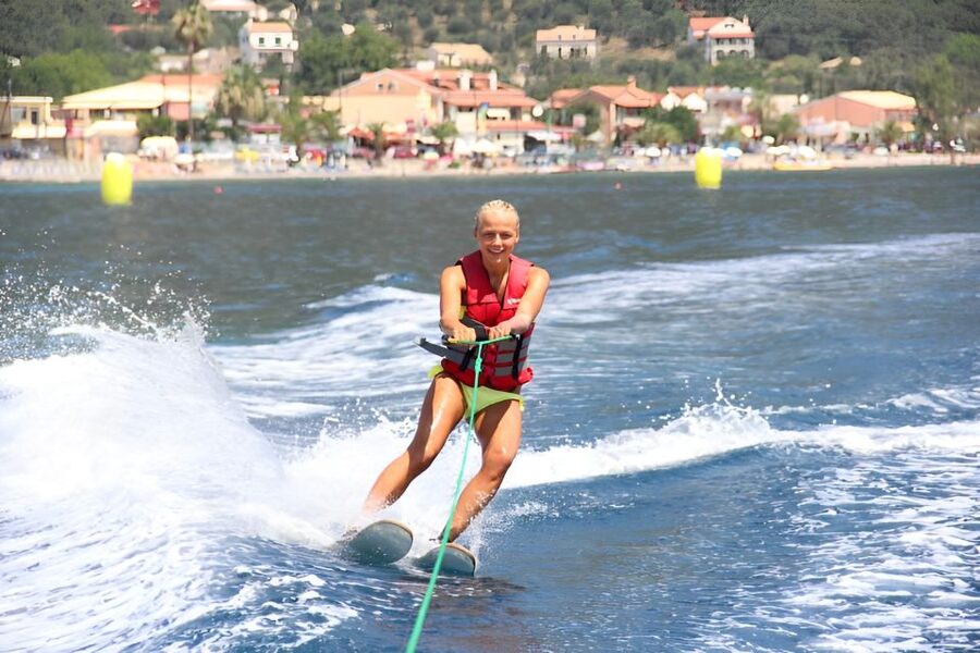 Corfu: Watersports Combo for 2 - The inflatable ride is the wild card