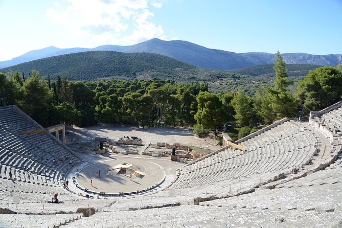 Corinnt Canal, Epidaurus, Nafplio and Mycenae, Private Day Tour - Epidaurus Theatre and its remarkable acoustics