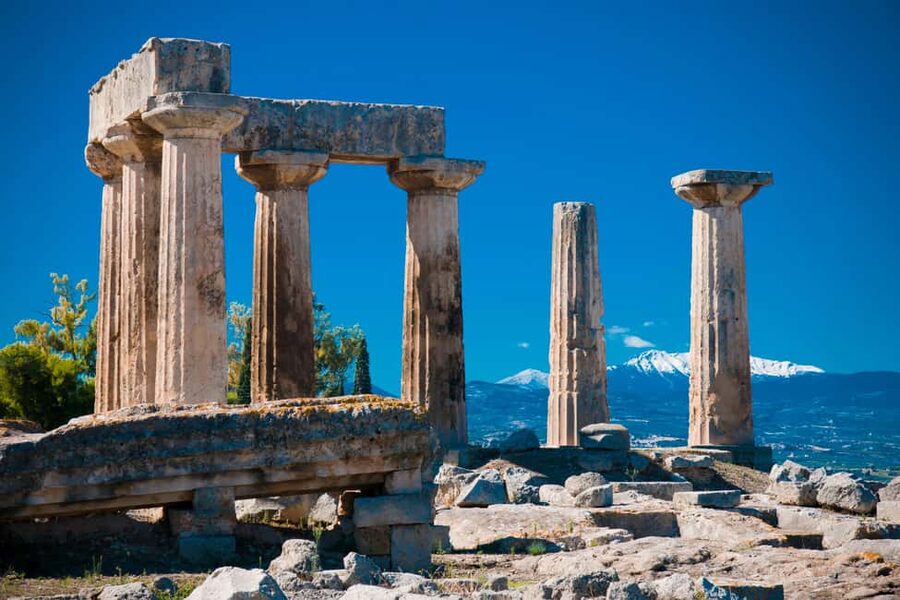Corinth: 3D Representations & Audiovisual Self-Guided tour - The Temple of Apollo in 3D