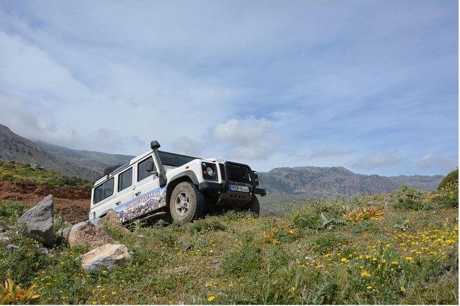 Cretan Safari – 4x4 Adventure to Preveli Beach with Lunch - 9:00 a.m. pickup and the Land Rover ride