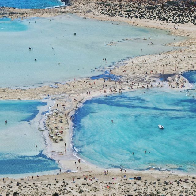 Crete: Balos and Gramvousa Cruise - Balos Lagoon and the slippery route to the water
