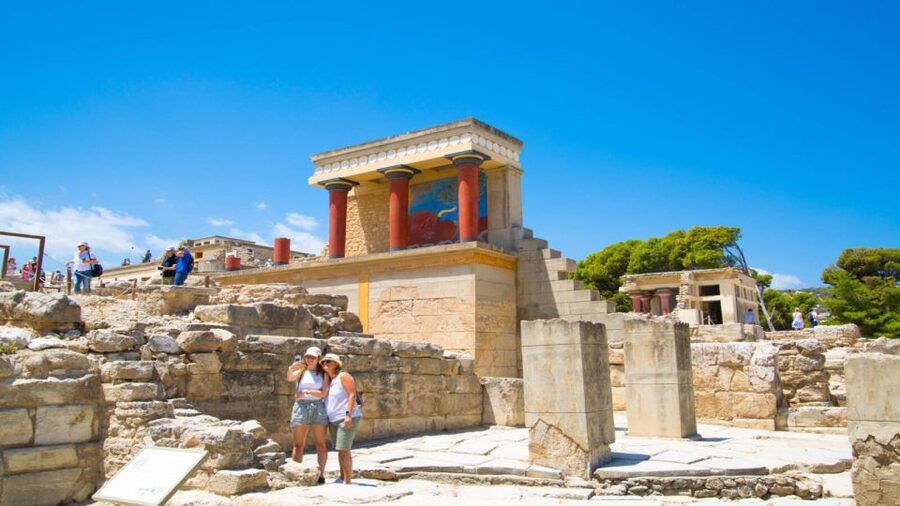 Crete: Knossos E-Ticket with Audio Guide & Optional Museum - Starting at Knossos at 8:00 or 10:00