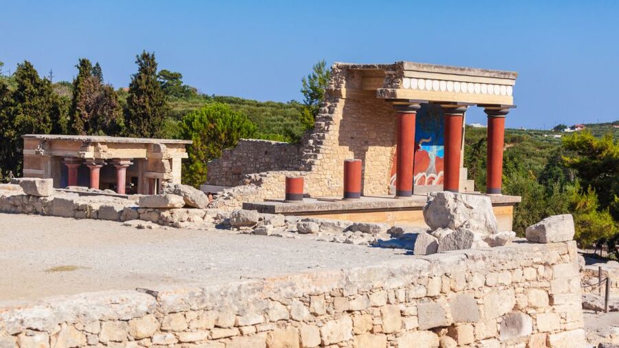 Crete: Knossos, Lasithi, Lasinthos and Olive Farm Combo Tour - The olive mill farm: food, views, and a long stop