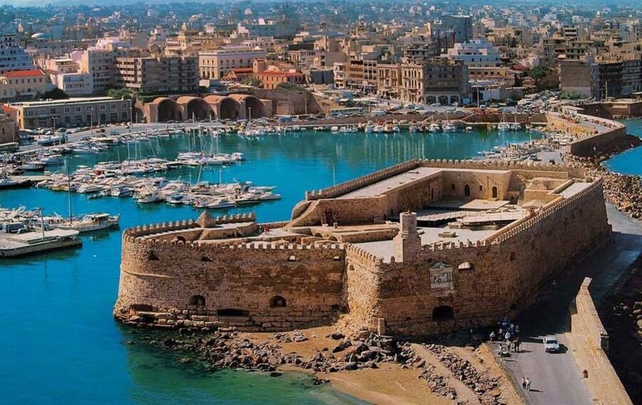 Crete: Knossos Palace, Heraklion City, Market Guided Tour - Walking through Heraklion’s old center
