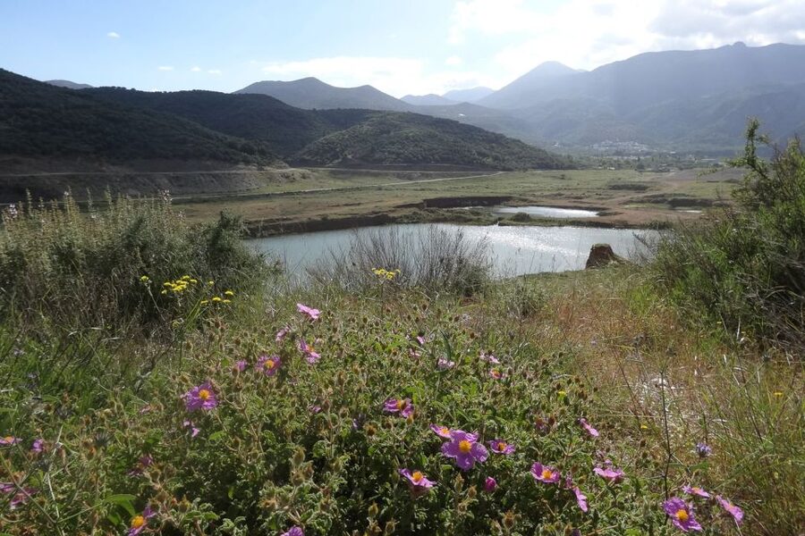 Crete: Land Rover Safari on Minoan Route - Meeting shepherds at a mountain mitato
