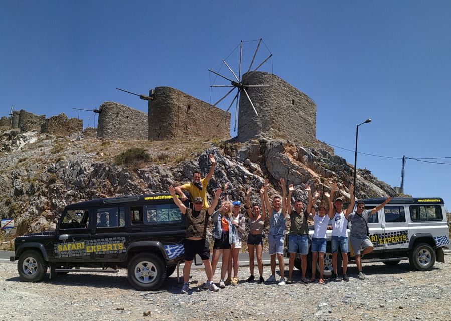 Crete: Lasithi Plateau and Cave of Zeus Off-Road Safari Tour - The final viewpoint over Malia