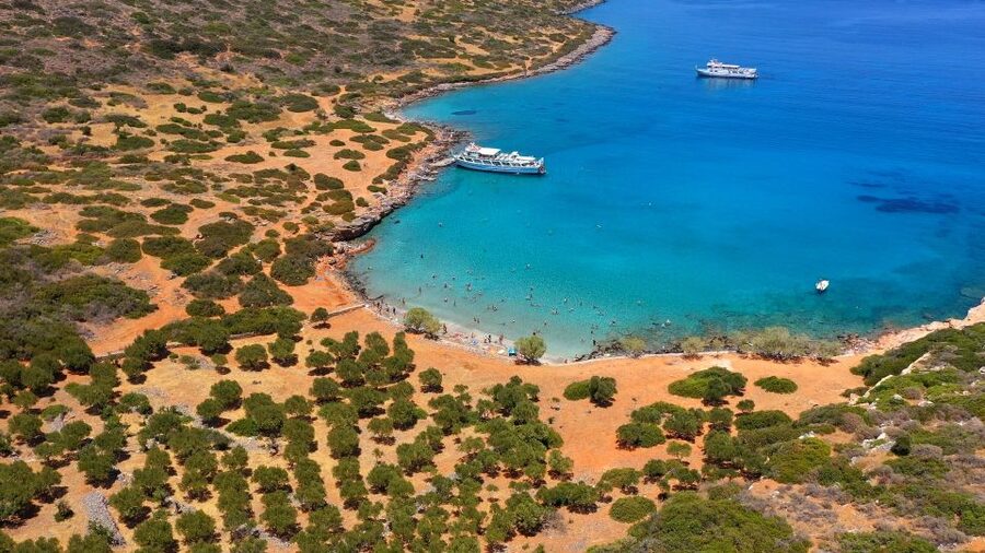 Crete: Mirabello Bay Cruise with Onboard Cocktail - What the boat is like for a five-hour outing