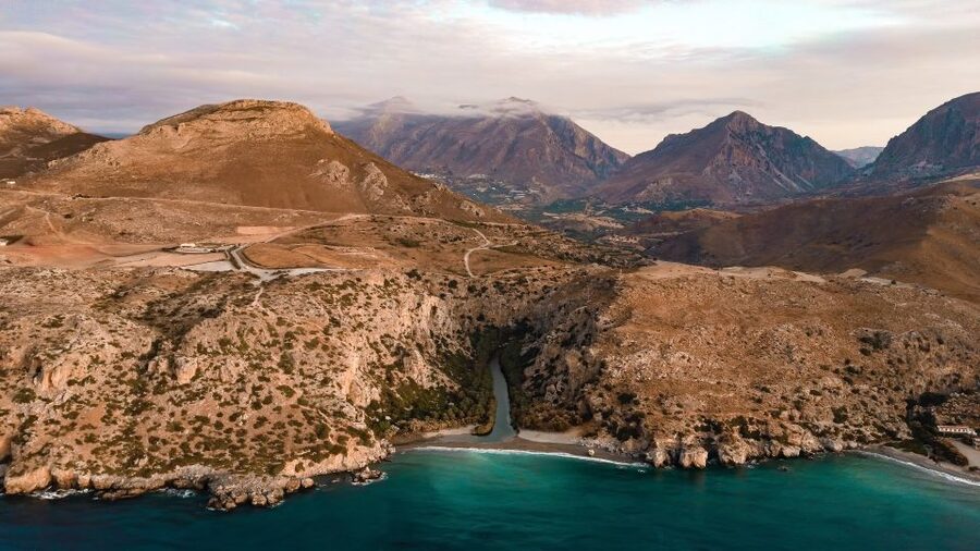 Crete: Preveli Tropical Beach and Palm Forest - Pickup from northern Crete and the road south