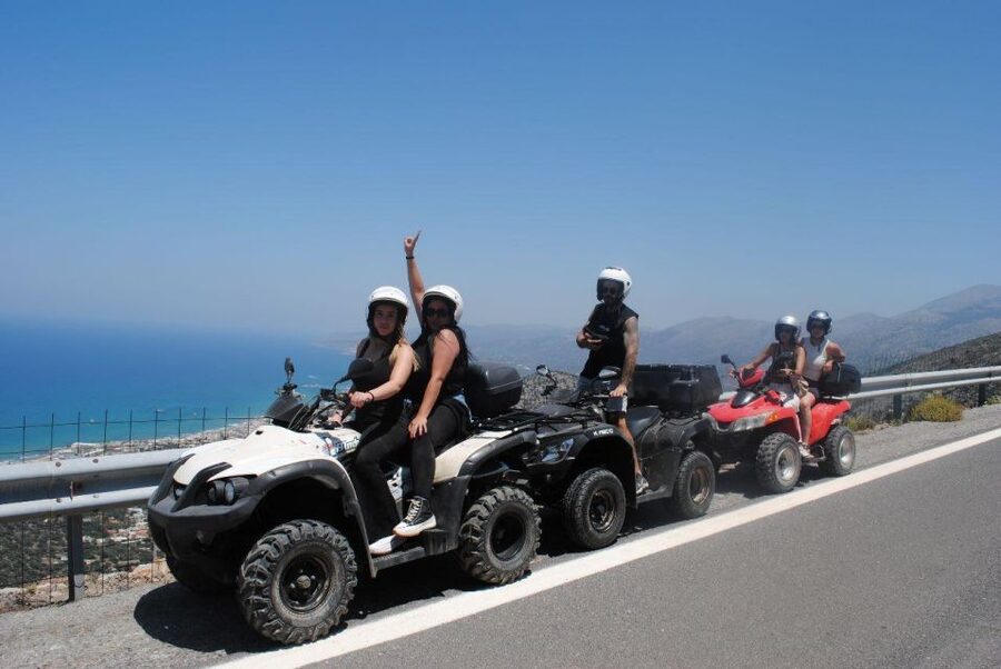 Crete: Quad Off-Road Tour to Villages with Hotel Transfers - Krasi and the first mountain views