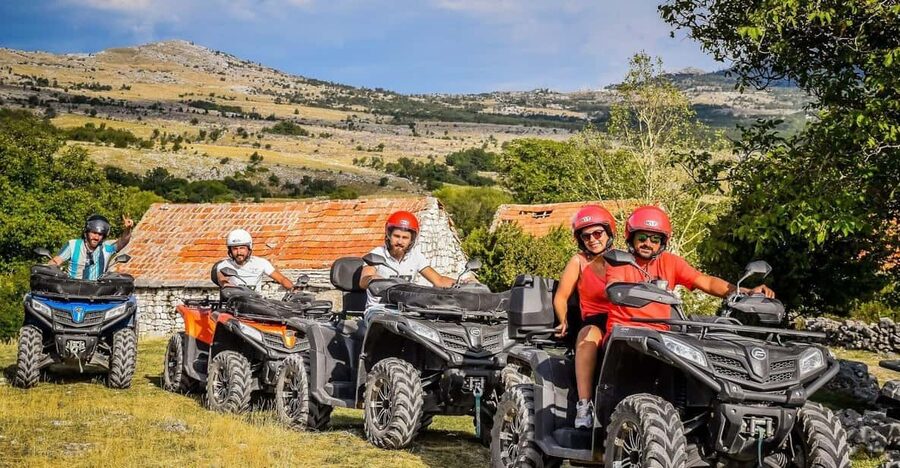 Crete: Quad Safari with Lunch and Swimming in Malia - From olive groves to vineyard tracks