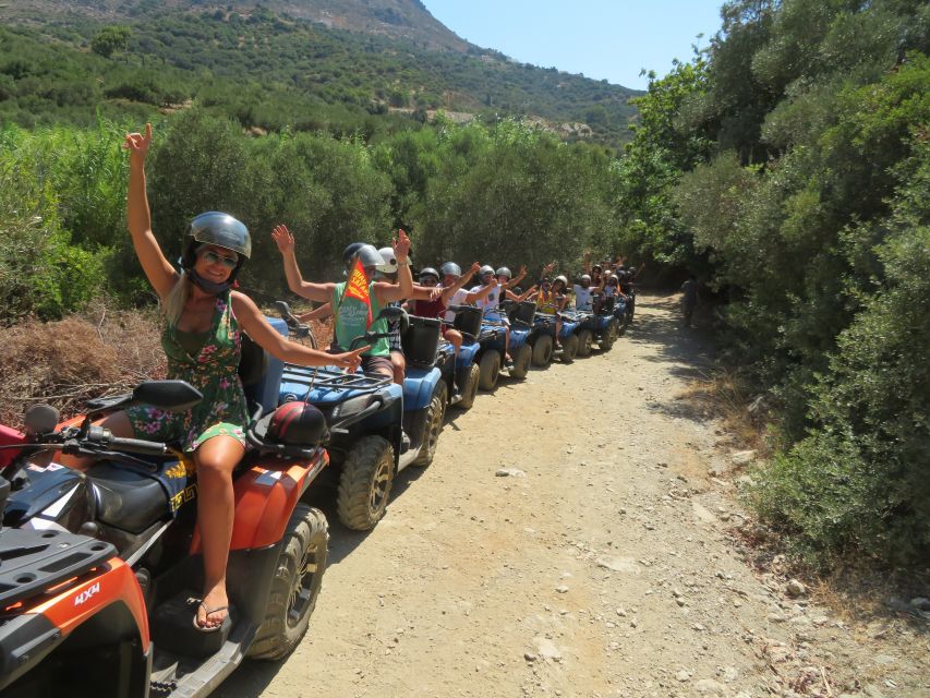 Crete: Quad Safari with Monastery, Malia Palace and Lunch - The final ride and swimming at Potamos Beach