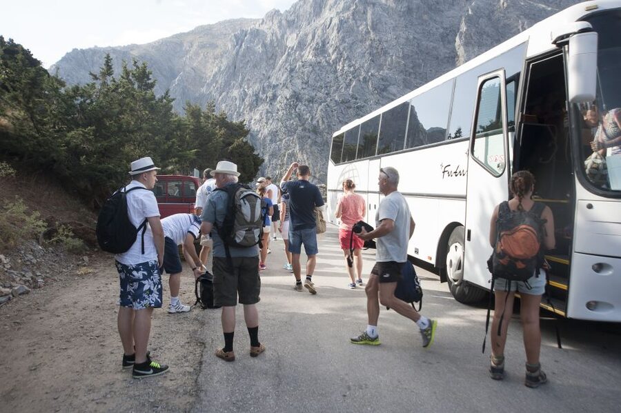 Crete: Samaria Gorge Hike - The Iron Gates and the narrowest cliffs