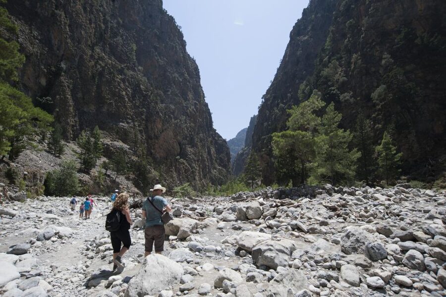 Crete: Samaria Gorge Hike - Agia Roumeli and the Libyan Sea