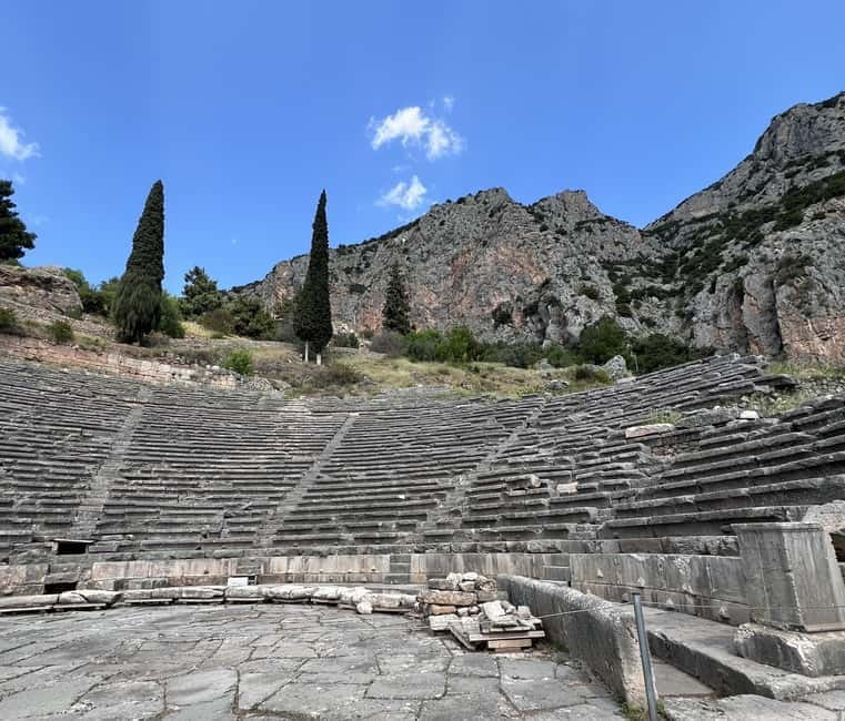 Delphi: Archaeological Site & Museum Ticket with Audio Tours - The theater and stadium are worth the climb