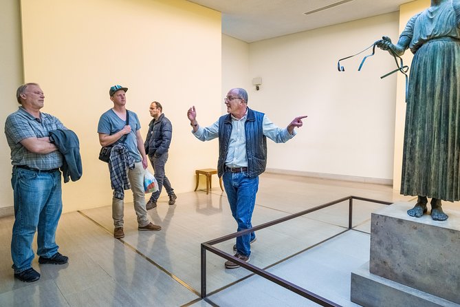 Delphi English Day Trip from Athens with Official Guide - One hour inside the Delphi Archaeological Museum