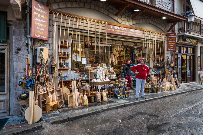 Delphi English Day Trip from Athens with Official Guide - Lunch with mountain views, or your own meal