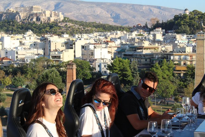 Dinner in the Sky Athens - The Views and the Rotating Table
