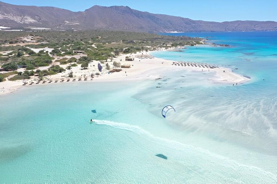 Elafonissi: Private Beach Day Trip with SUP - The long road from Chania to Elafonissi