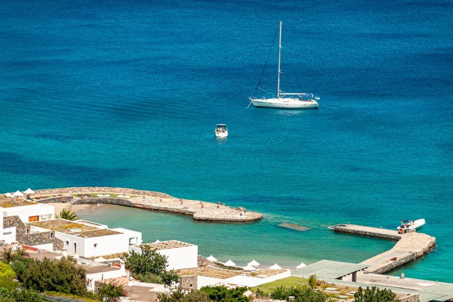 Elounda: Spinalonga Guided Boat Tour with BBQ and Swimming - Kolokytha Beach: 90 minutes for sand and sea