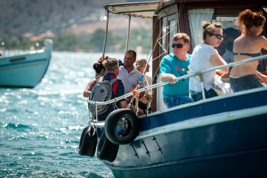 Elounda: Spinalonga Guided Boat Tour with BBQ and Swimming - Spinalonga and its Venetian fortress