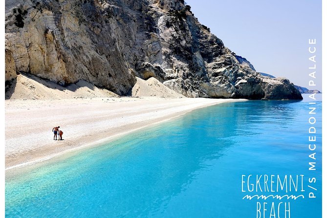 Explore Ionian Sea with its 50 shades of blue on Makedonia Palace - Egremni Beach: The Best Swim Stop of the Day