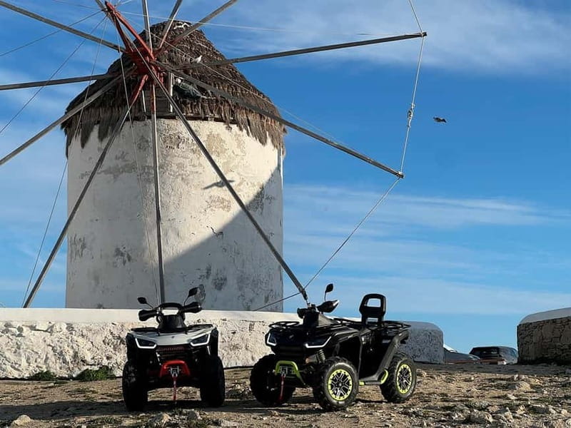 Explore Mykonos Island with a 650cc ATV / QUAD Tour - Mykonos Town and the Old Port