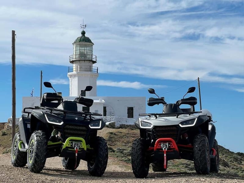 Explore Mykonos Island with a 650cc ATV / QUAD Tour - Ano Mera and the old monastery