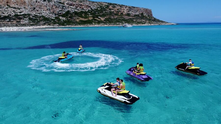 Falasarna: Jet Ski Safari to Balos Beach - The Gramvousa photo pass