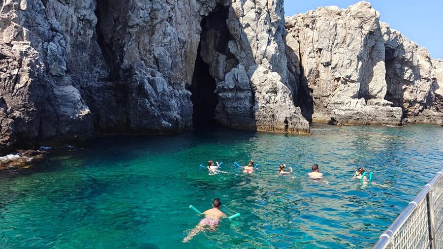 Faliraki: Boat Trip to Afantou Caves, Antony Quinn, Ladiko - Anthony Quinn Bay: the one-hour finale