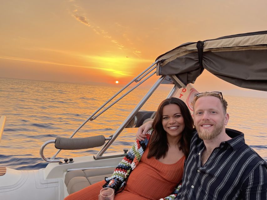 Faliraki: Evening RIB Cruise with Champagne and Sunset Views - Key points at a glance