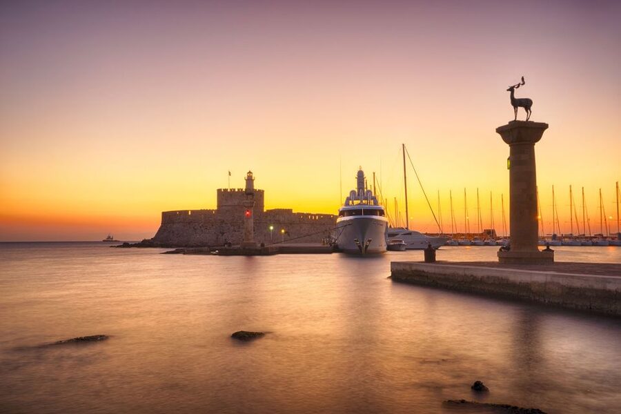 Faliraki: Evening RIB Cruise with Champagne and Sunset Views - Leaving Faliraki as the light begins to fade