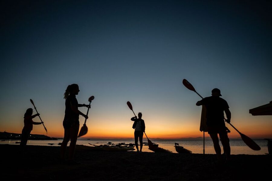 Faliraki: Sunrise Sea Kayaking Experience with Breakfast - The small-group format and guide quality