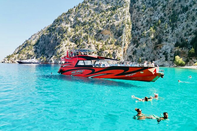Fast Boat To Symi with a swimming stop at St George's Bay! (Only 1hr journey) - Why the fast boat makes Symi practical