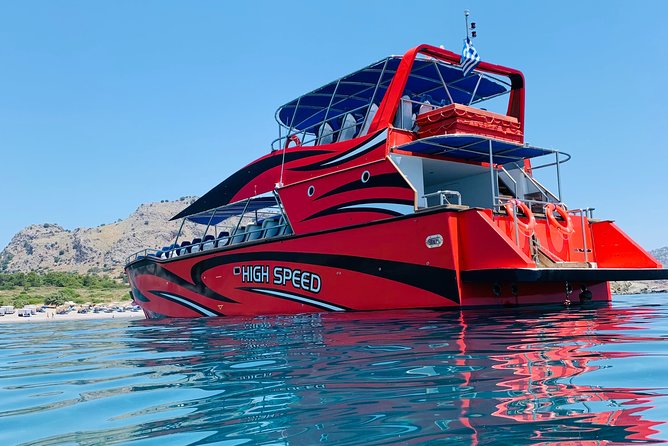 Fast Boat To Symi with a swimming stop at St George's Bay! (Only 1hr journey) - The one-hour ride across the Aegean