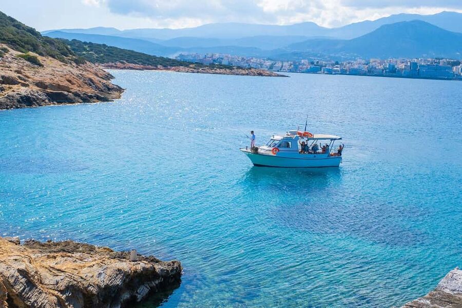Fishing Trips Agios Nikolaos - Mirabello Bay and the swimming stop
