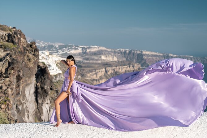 Flying Dress Photo © Photoshoot in Santorini: Express Package - Who will enjoy this most