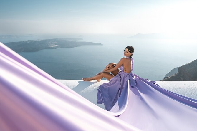 Flying Dress Photoshoot in Santorini by Flying Dress Photo © - Is $725.90 Per Person Good Value?