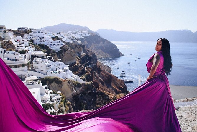 Flying Dress Santorini Photoshoot - Quick take: what makes this photoshoot worth considering
